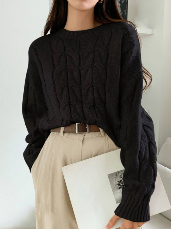 Mara™ | Oversized Cold-Shoulder Tröja