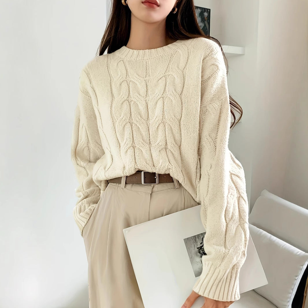 Mara™ | Oversized Cold-Shoulder Tröja