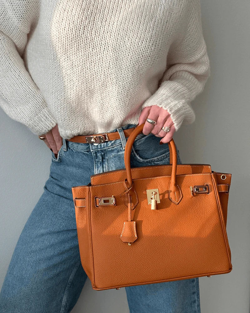 Lily™ | Lyxig Handväska med Låsdetsalj