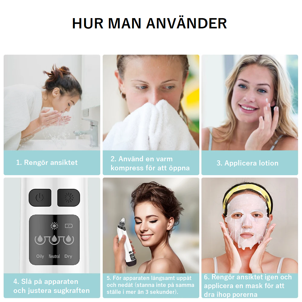 Noah™ | Djupverkande Porrengörare med Värmefunktion
