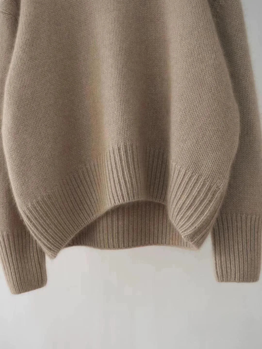 Elin™ | Lyxig Polotröja i Cashmere med Avslappnad Passform