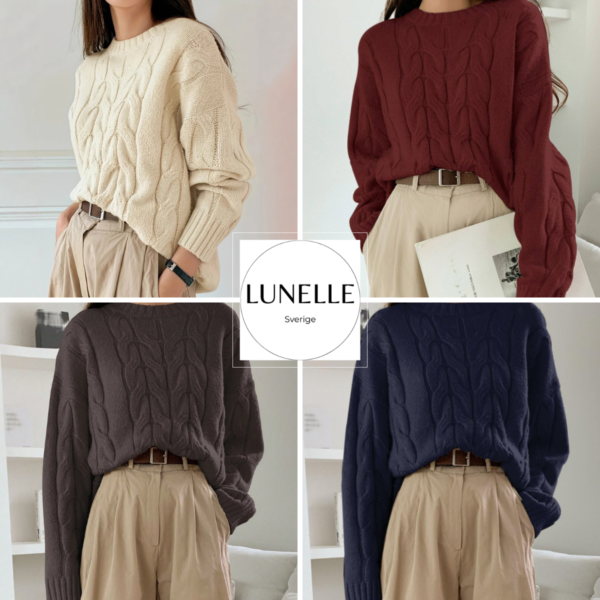 Mara™ | Oversized Cold-Shoulder Tröja