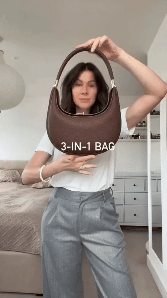 Maja™ | 4-i-1 Månväska med Lyxig Look