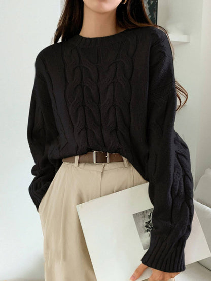 Mara™ | Oversized Cold-Shoulder Tröja