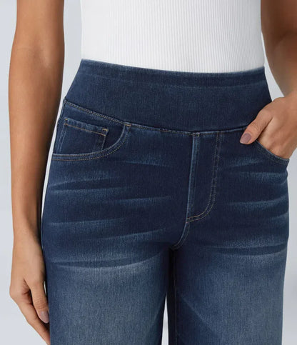 Lovisa™ | Bekväma Jeans med Hög Midja och Vida Ben
