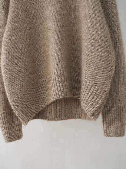 Elin™ | Lyxig Polotröja i Cashmere med Avslappnad Passform